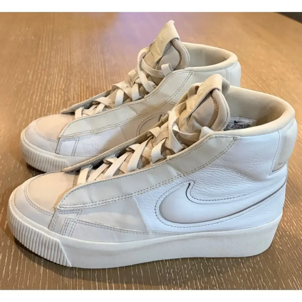 Nike Blazer Mid Victory‎ Sneakers Women's Sz 7.5 White DR2948-100 Leather